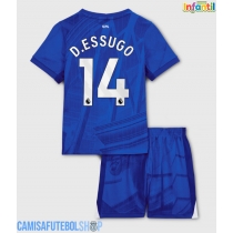 Camisa de time de futebol Chelsea Dario Essugo #14 Replicas 1º Equipamento Infantil 2025-26 Manga Curta (+ Calças curtas)